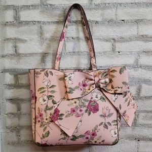 Karl Lagerfeld Paris Pink Floral Canelle Tote